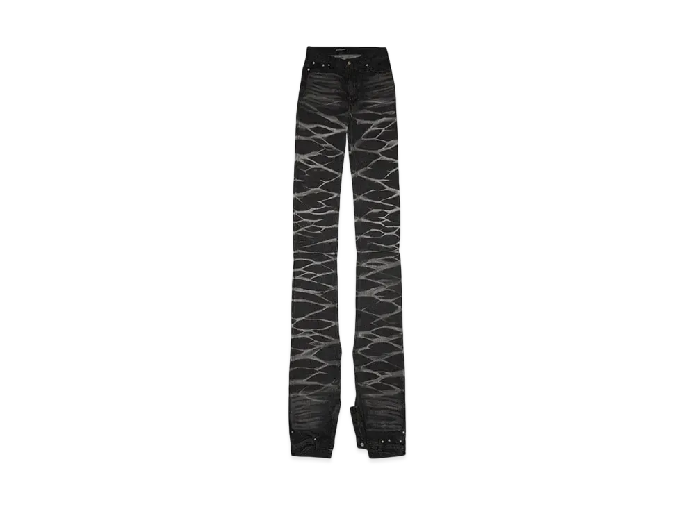 SURGERY yoonseul long length double jeans "BLACK"