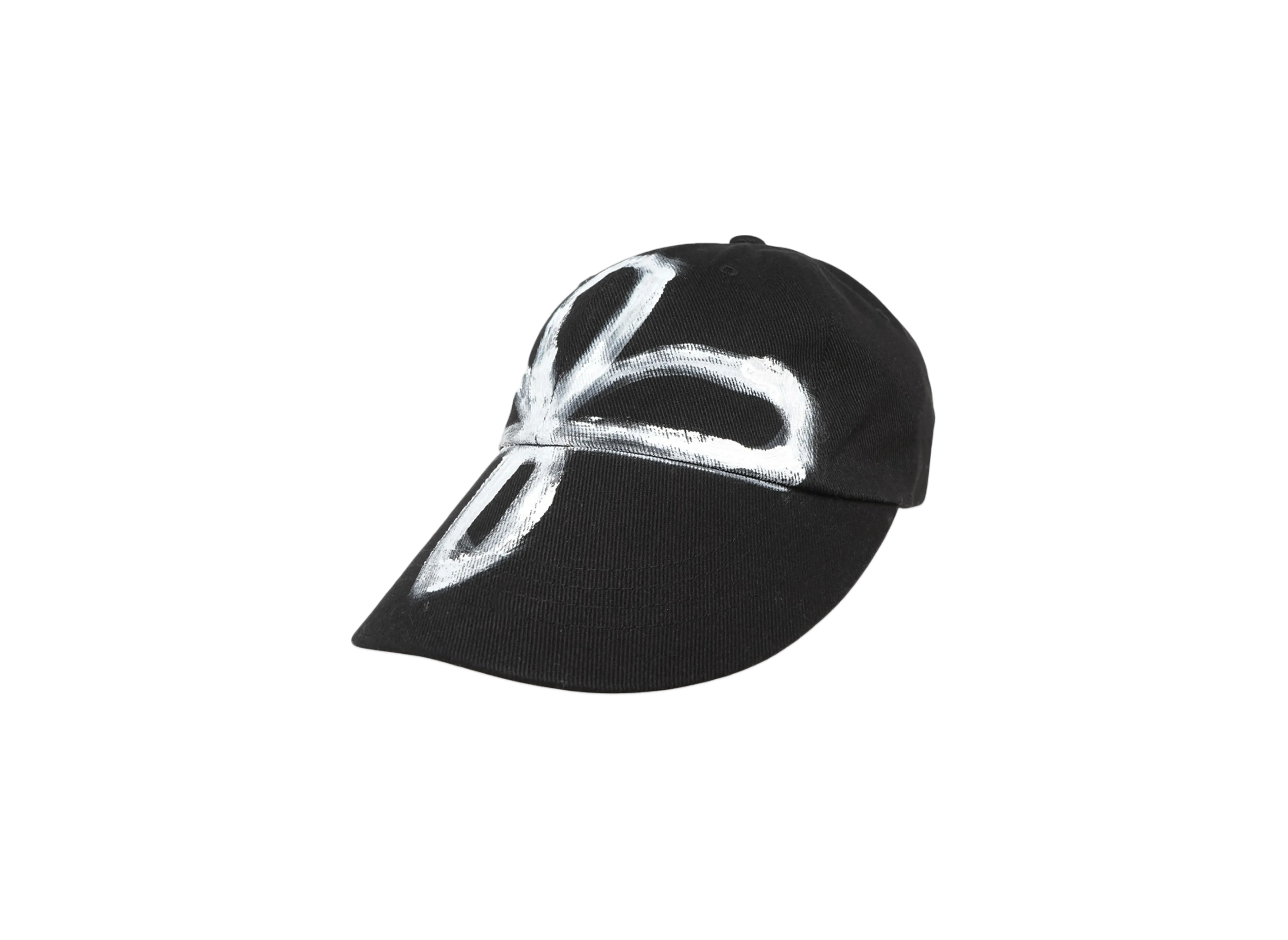 SURGERY clover painted cap "BLACK"