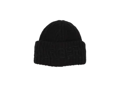 SURGERY hand stitch embroidery logo beanie "BLACK"