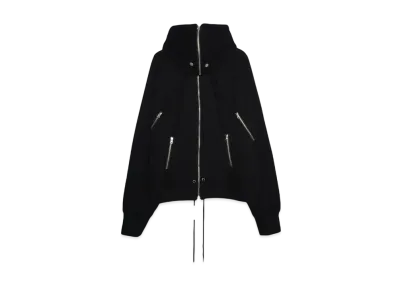 SURGERY back-forth sweat jacket "BLACK"