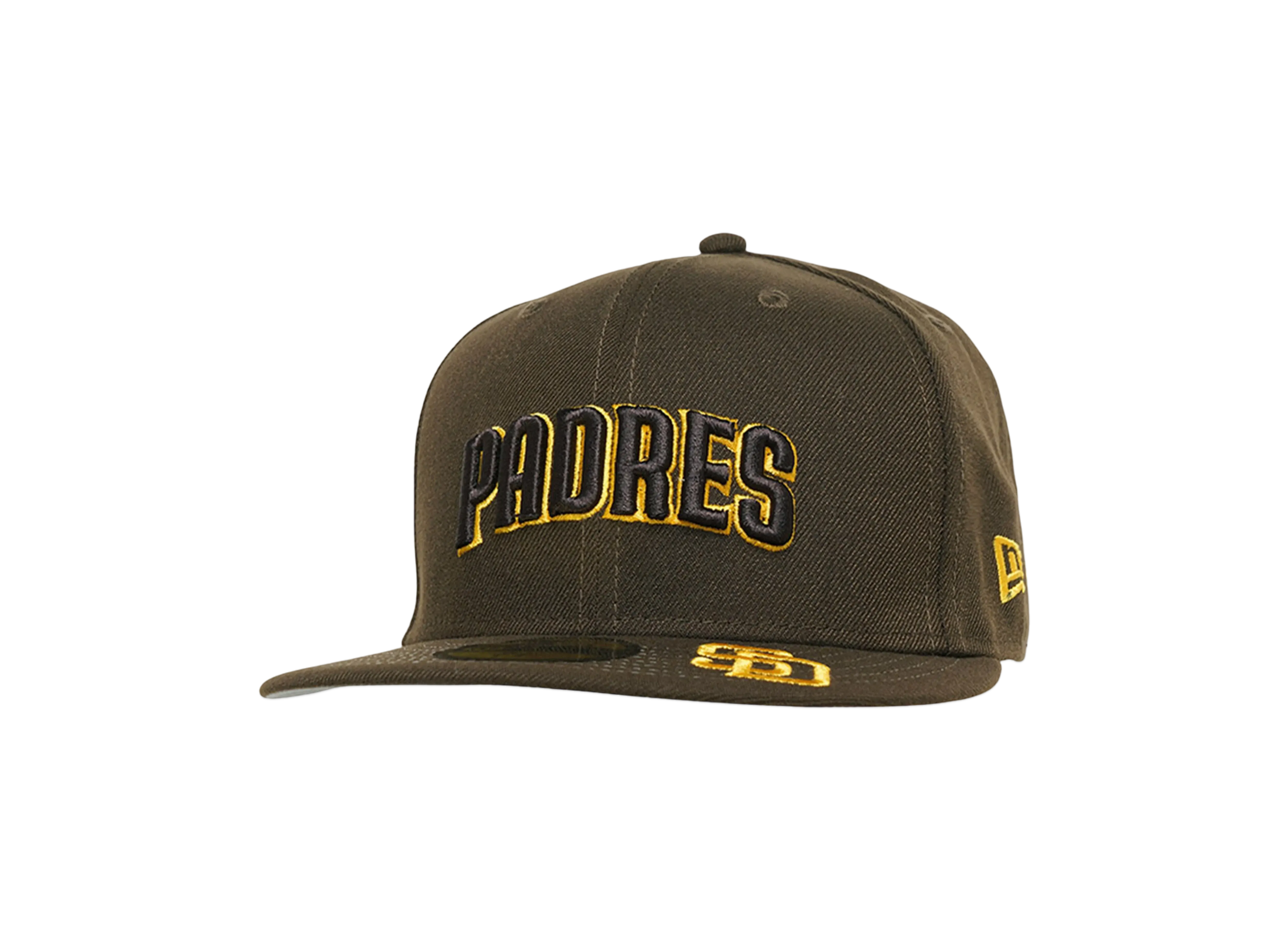 NEW ERA 59FIFTY MLB VISOR LOGO SADPAD "WALNUT"