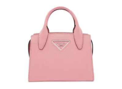 PRADA Saffiano Leather Kristen Handbag "Pink"