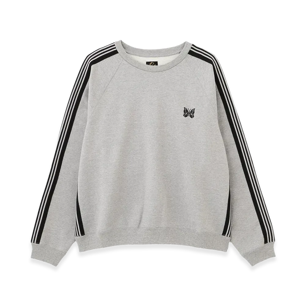 NEEDLES x B'2nd Exclusive Track Crew Neck - Cotton Jersey "Grey"