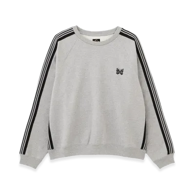 NEEDLES x B'2nd Exclusive Track Crew Neck - Cotton Jersey "Grey"