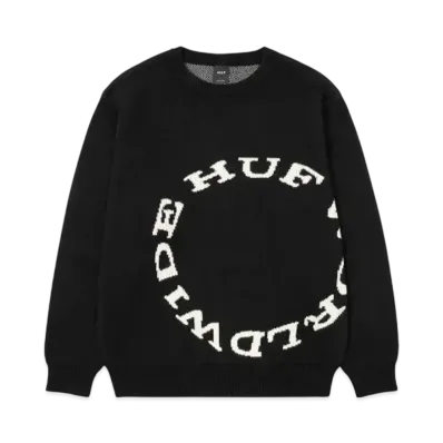 HUF Winter 24 Hard Note Sweater "Black"