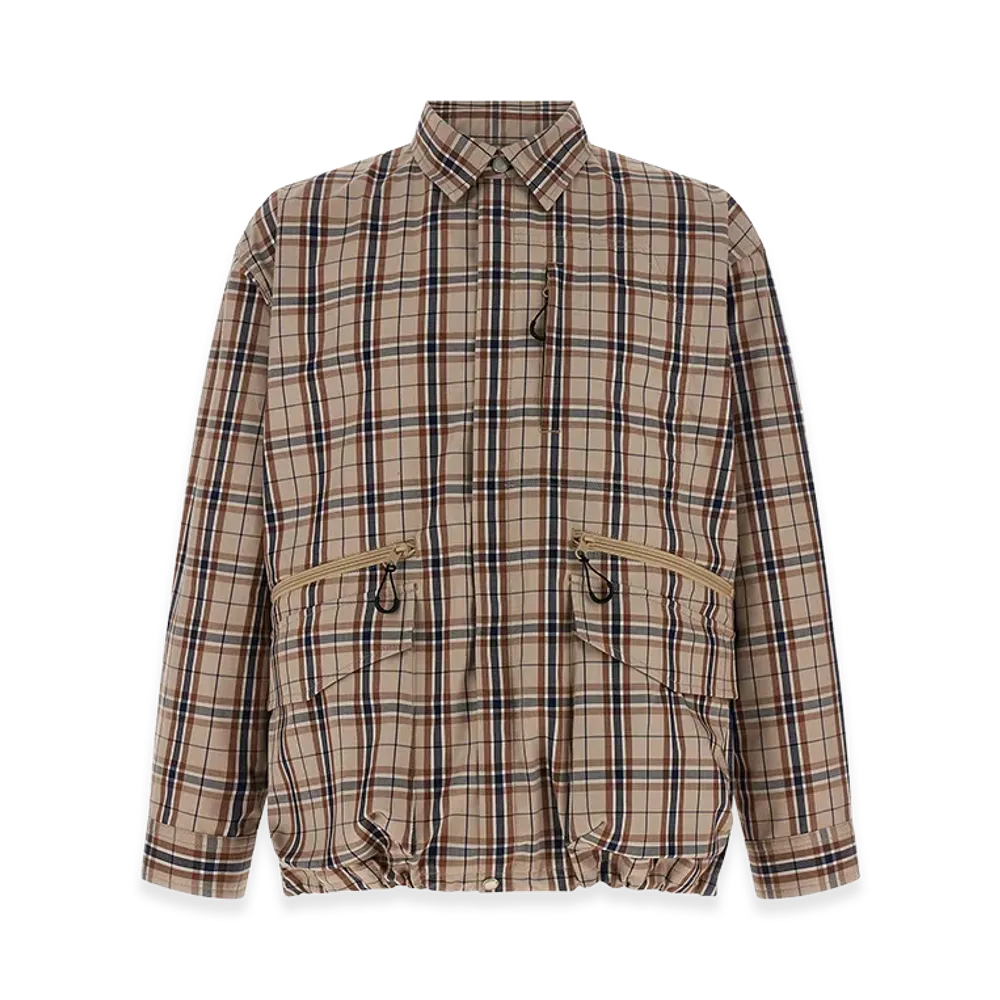 COMME des GARCONS HOMME Check Overshirt "Beige"
