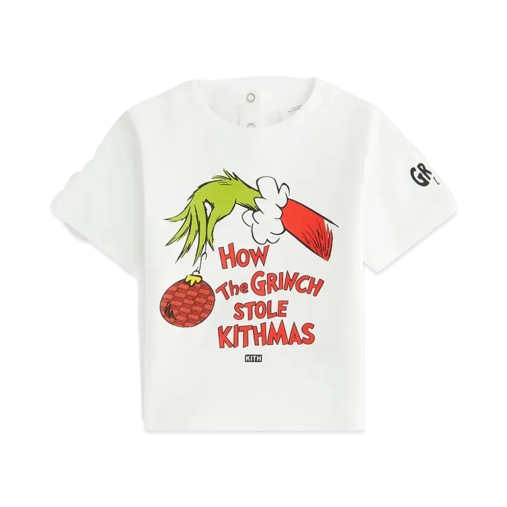 Kith x The Grinch Baby Book Title Tee "White"