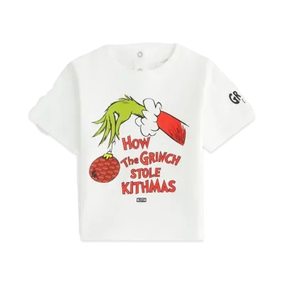 Kith x The Grinch Baby Book Title Tee "White"
