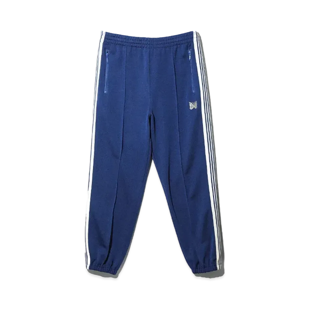 Needles Zipped Track Pant - Poly Smooth "Royal Blue"