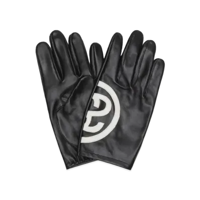 Stussy SS Link Leather Gloves "Black"