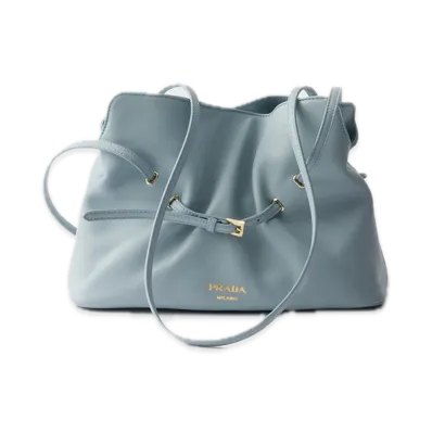 PRADA Dada Small Nappa Leather Bag "Sky Blue"