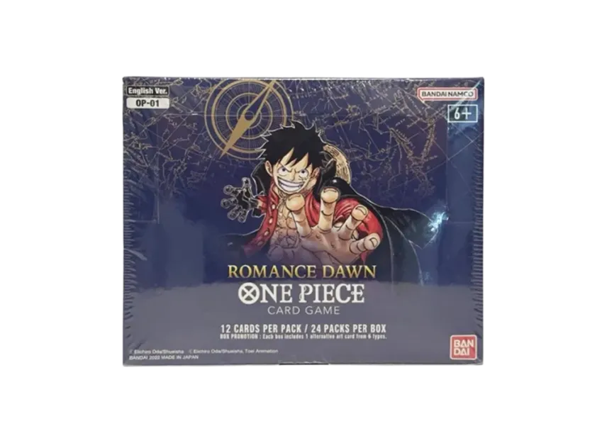 one piece romance dawn booster box reprint Card Game OP01 (2nd Wave White Bottom Reprint) Numerous parallel cards with different illustrations One Piece Card Game OP-01