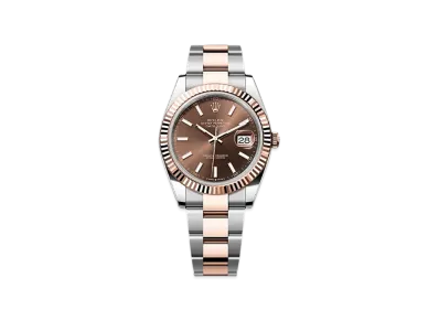 ROLEX Datejust 41 Oystersteel & Everose Gold "Brown"