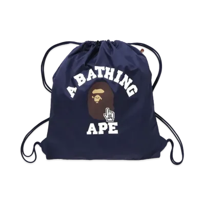 A BATHING APE Go Ape Pointer College Knapsack "Navy"