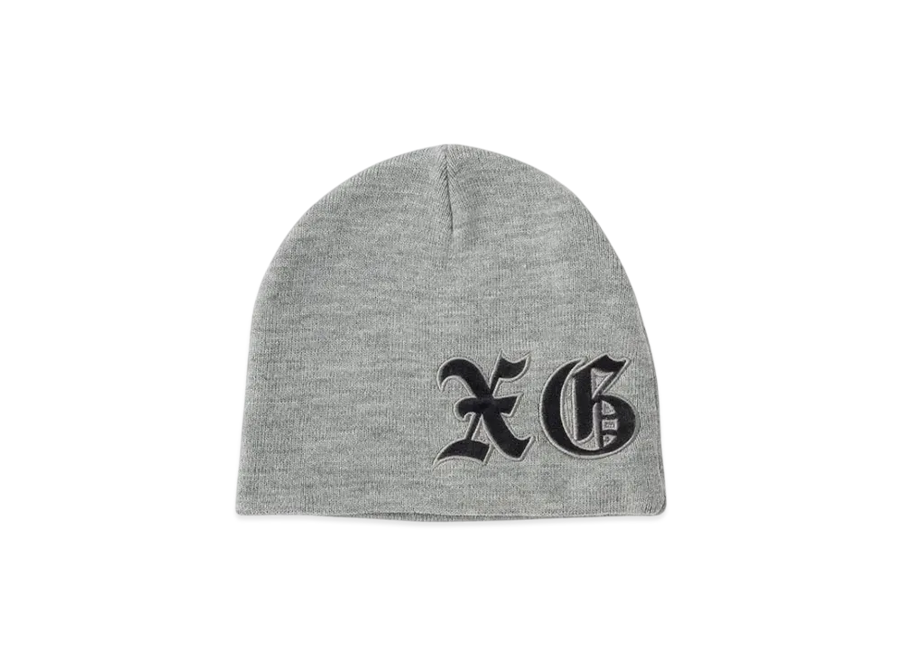 X-Girl Patched Logo Beanie "Ash"