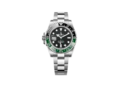 ROLEX GMT Master II Oyster 40mm "Black/Oyster Steel"