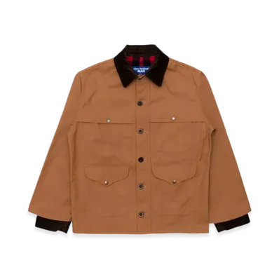 JUNYA WATANABE MAN Cotton Oxford/Cotton Flannel Check Filson W Name "Beige/Blk/Red"