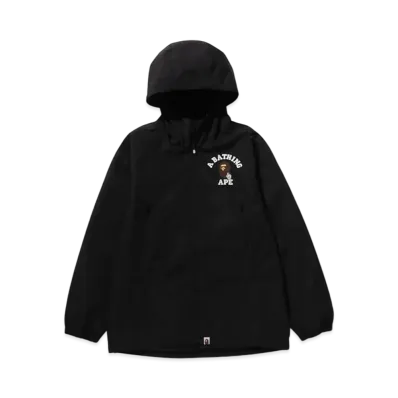 A BATHING APE Go Ape Pointer College Hoodie Jacket "Black"