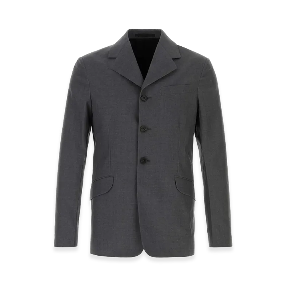Jil Sander Wool Blazer "Dark Gray"