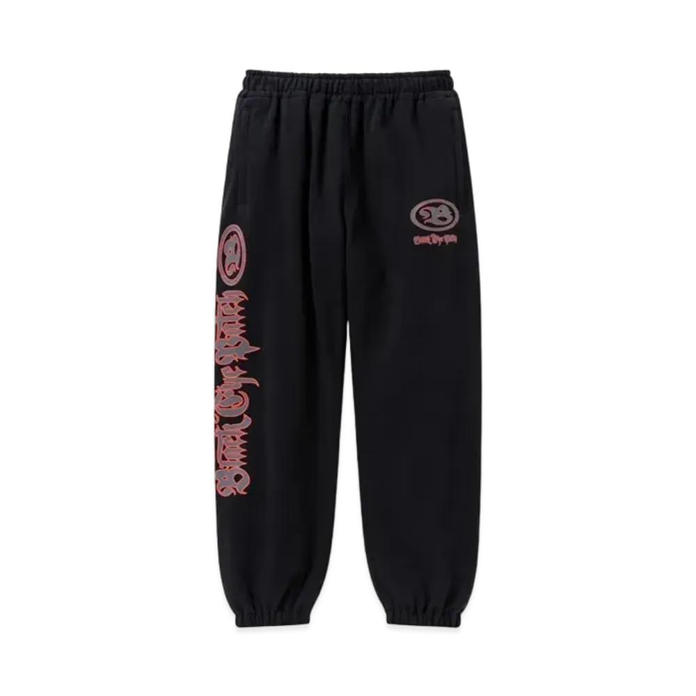 Blackeyepatch Tribal Flames Sweat Pants "Black"