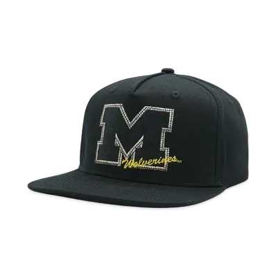 Travis Scott x M&N x University Of Michigan Hat "Black"