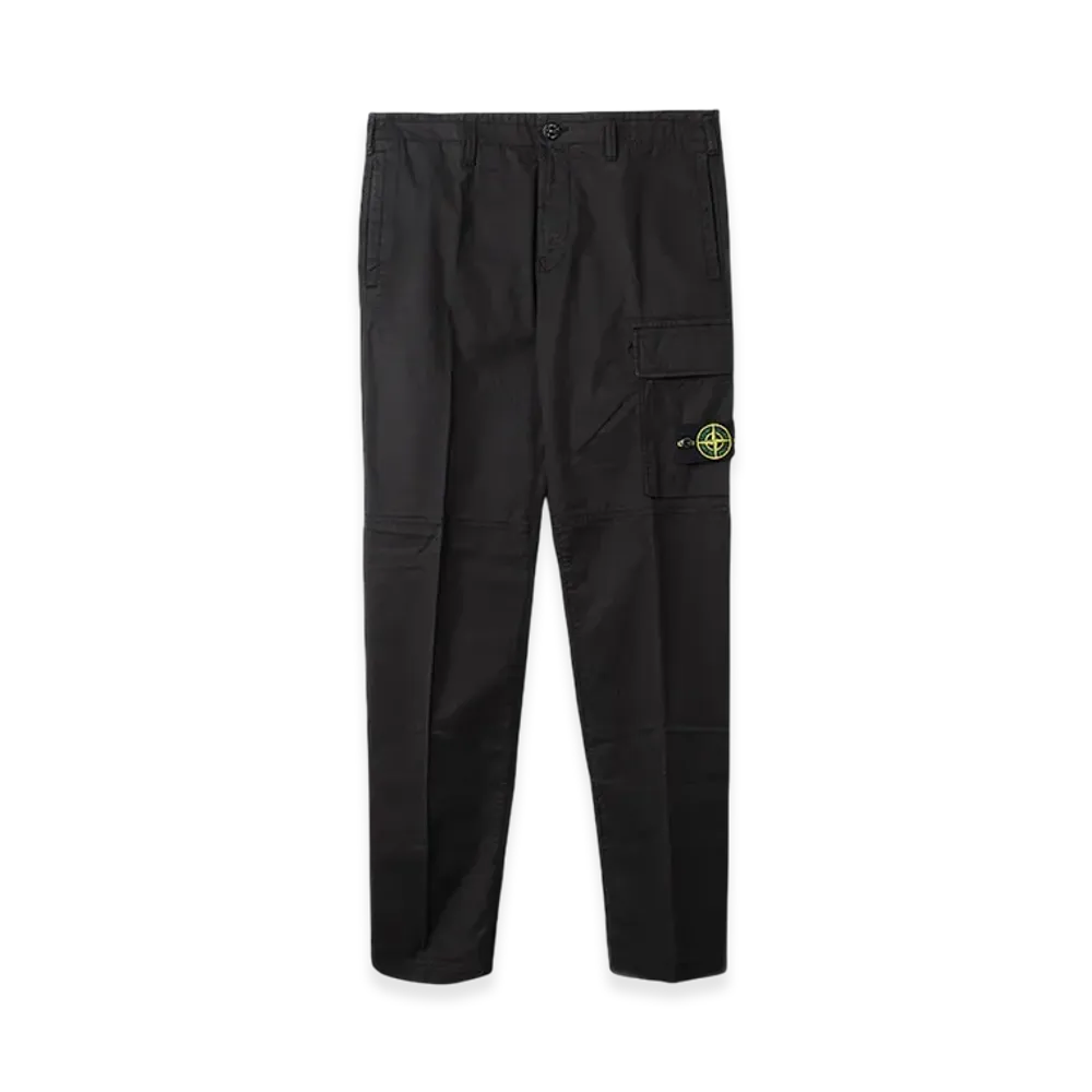 Stone Island 31419 Stretch Cotton Cargo Pants - 21SS "Black"