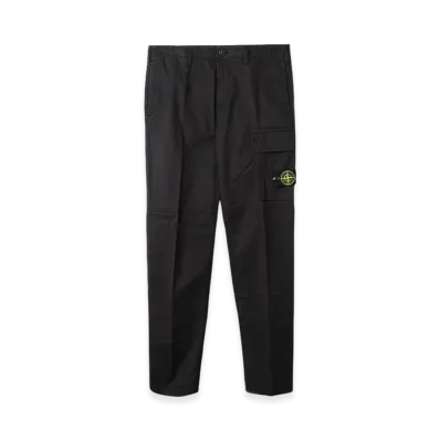 Stone Island 31419 Stretch Cotton Cargo Pants - 21SS "Black"