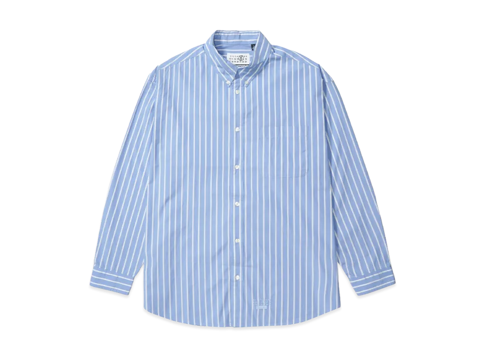 Supreme x MM6 Maison Margiela Stripe Shirt "Blue"