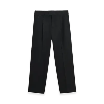 OUR LEGACY Slack Trouser "Coarse Black Gabardine"