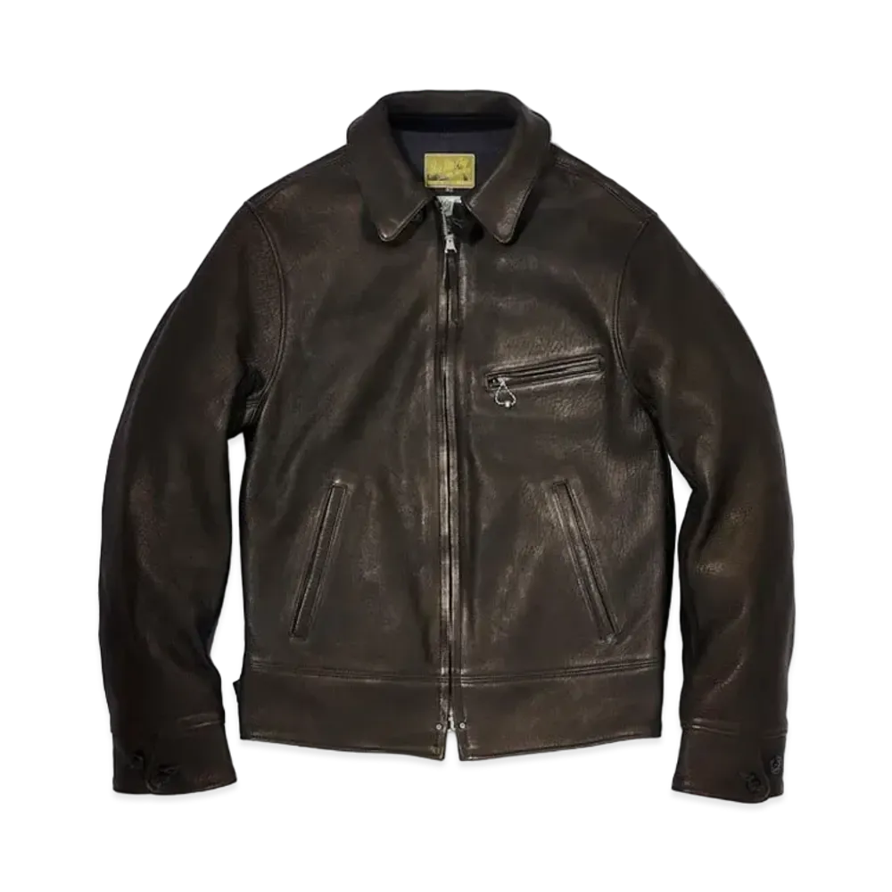 THE REAL McCOY'S 30S Sports Jacket / Freeman (Deerskin) "Black"