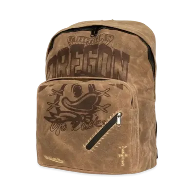 Travis Scott x M&N x University Of Oregon Backpack "Beige"