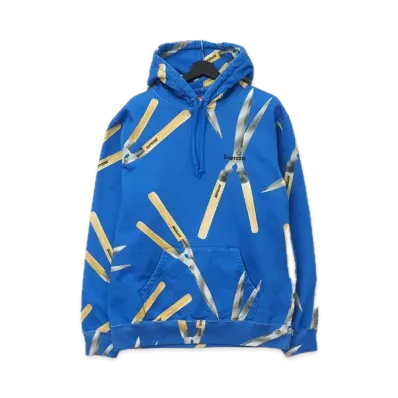 Supreme Shears Hooded Sweatshirt "Blue"