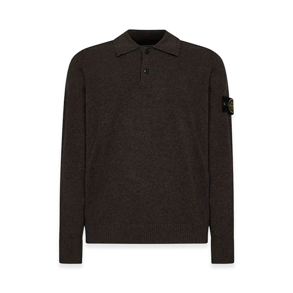 Stone Island badge Polo Shirt "Brown"