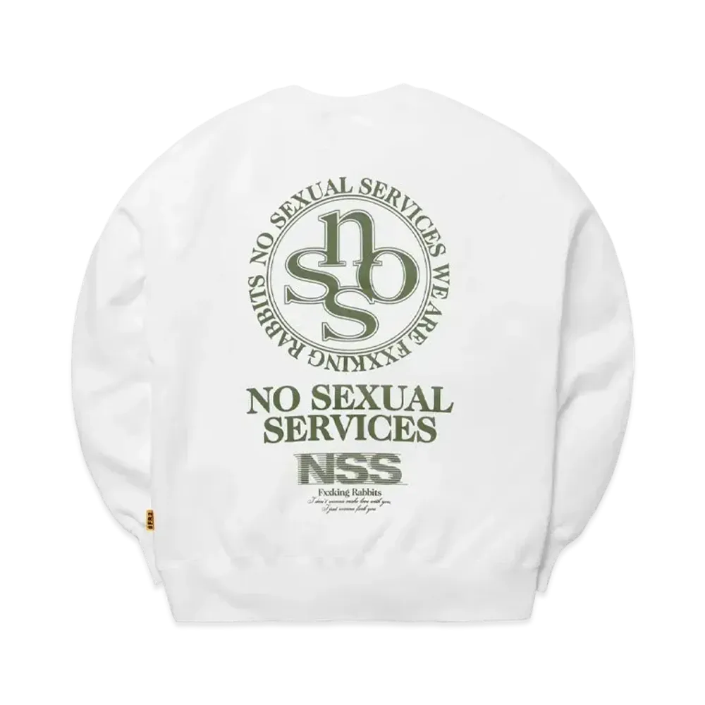 FR2 NSS Full Back Sweatshirt "White"