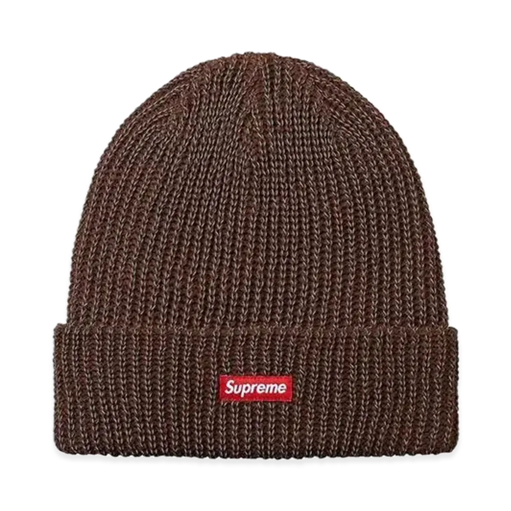 Supreme Reflective Loose Gauge Beanie "Brown"