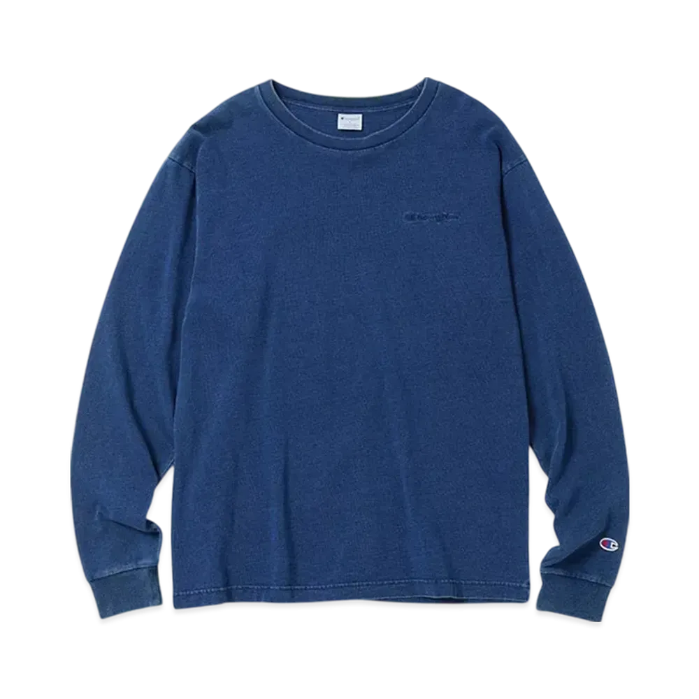 Champion Long Sleeve T-Shirt "Wash Blue"