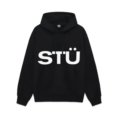 Stussy All Caps Hoodie "Black"