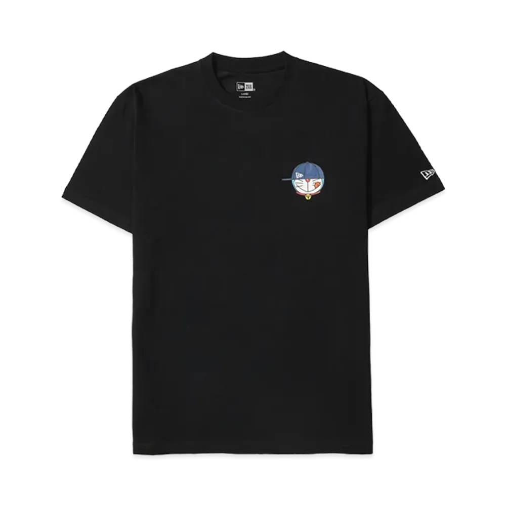 NEW ERA x Doraemon Cotton Short Sleeve Tee Face Logo Regular Fit "Black"