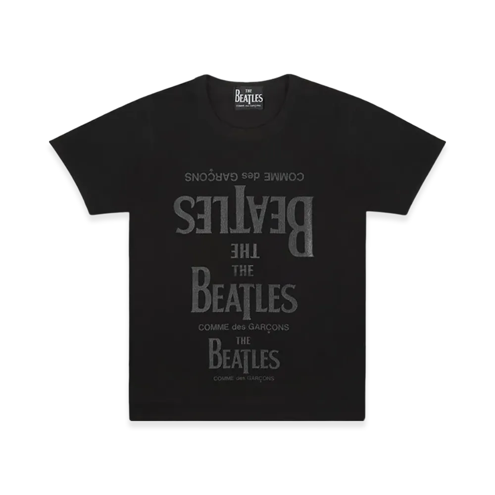 COMME des GARCONS x The Beatles CDG Rubber Printed T-Shirt "Black"