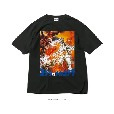 GODZILLA | HOMEGAME \ 1974 ゴジラ対メカゴジラ TEE BLACK