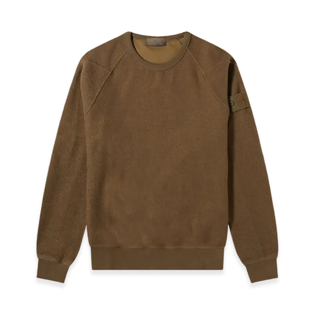 Stone Island 654F5 Ghost Piece Crewneck Sweatshirt - 20FW "Military Green"