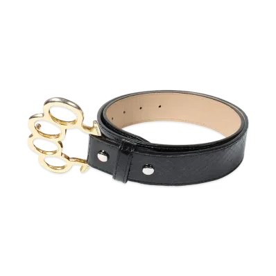 WACKO MARIA Johnny / Leather Belt "Python"