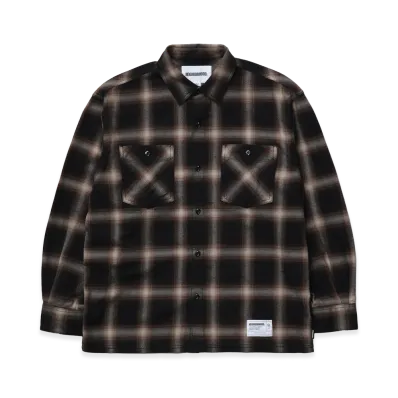 NEIGHBORHOOD Hombre Check Shirt LS "Beige/Brown"