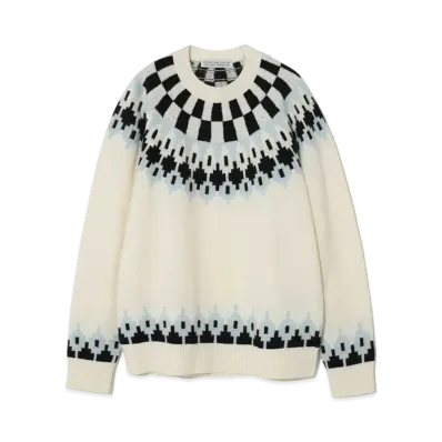 UNDERCOVER x FRAGMENT Wool Knit Pullover "O.WHT Base"