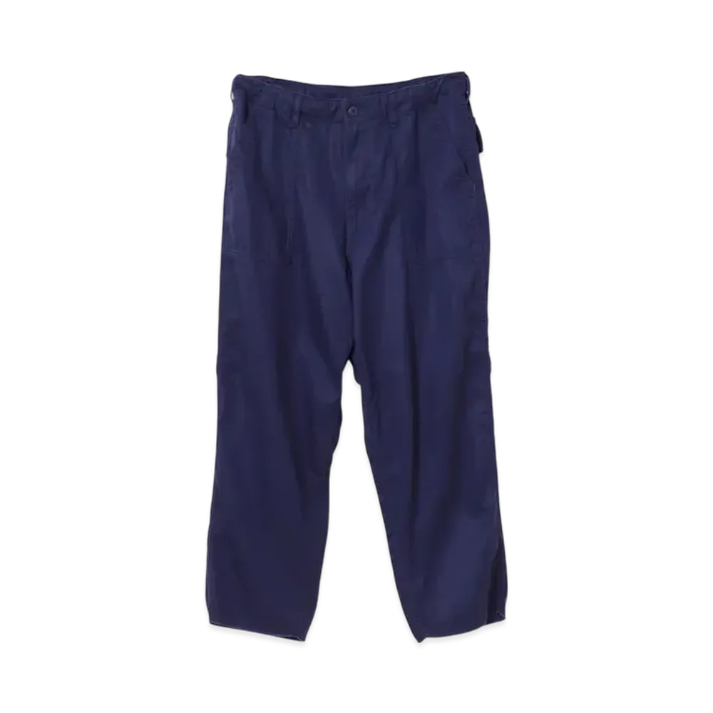BEAMS Cut-Off Baker Ankle Pants "Navy"