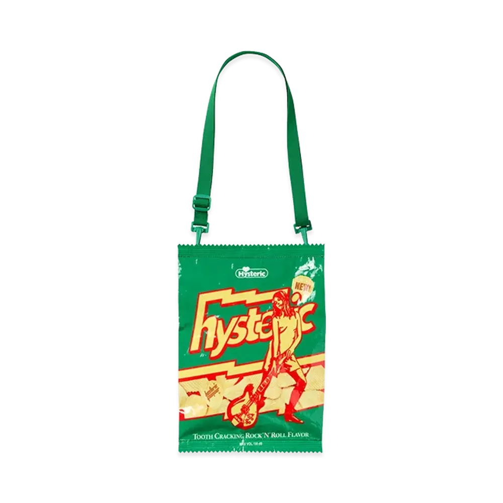 HYSTERIC GLAMOUR Women's PICK THE CRUNCH Shoulder Bag "Green"