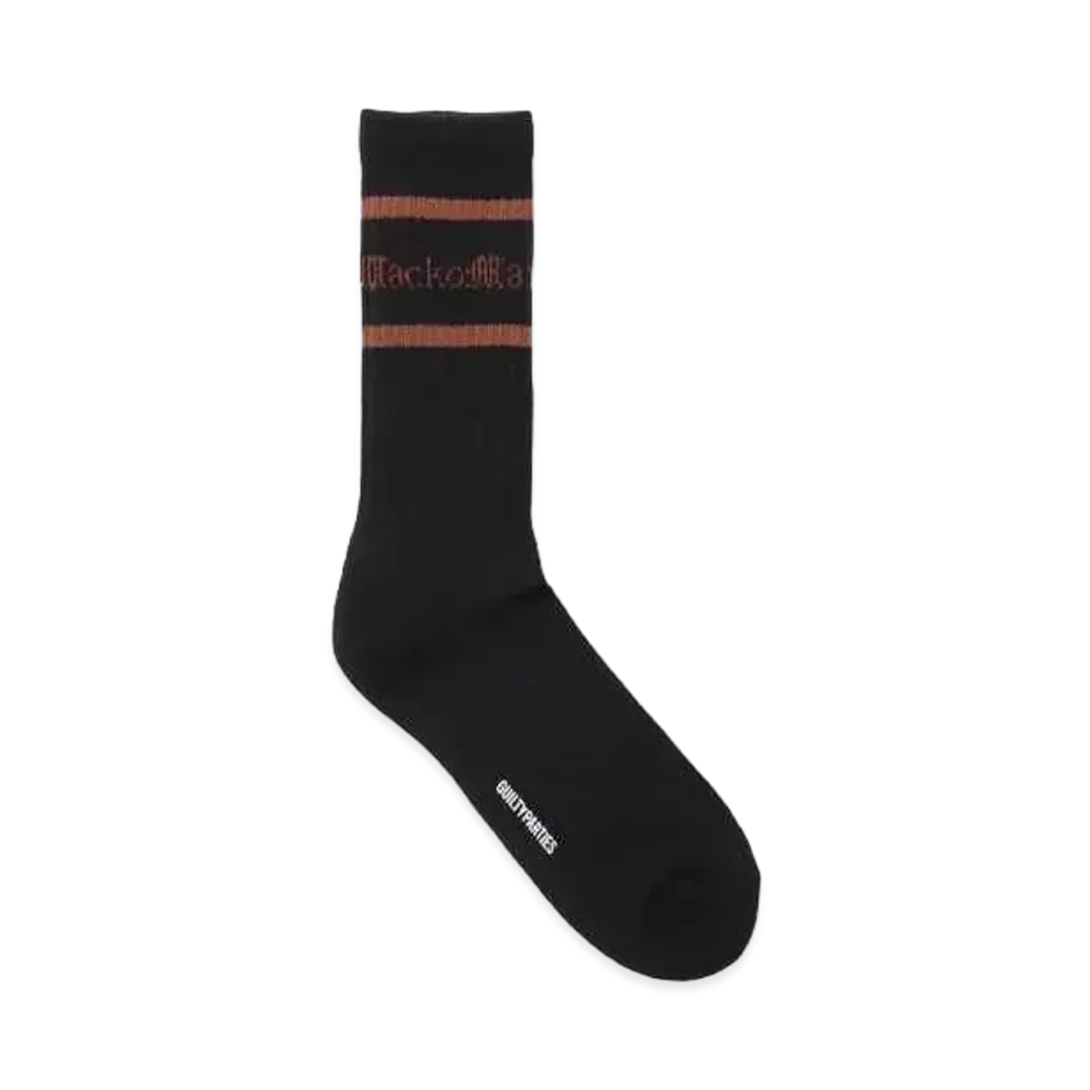 WACKO MARIA Logo Jacquard Socks "Brown"