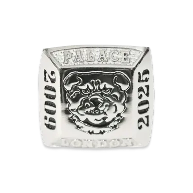 PALACE Mvp Bulldog Ring "Silver"
