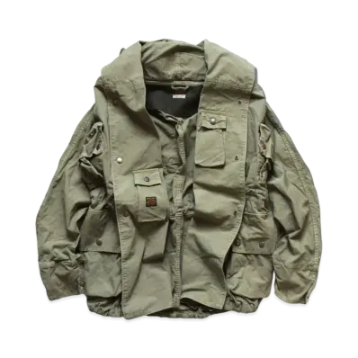 KAPITAL Ripstop Alpine Ring Coat "khaki"