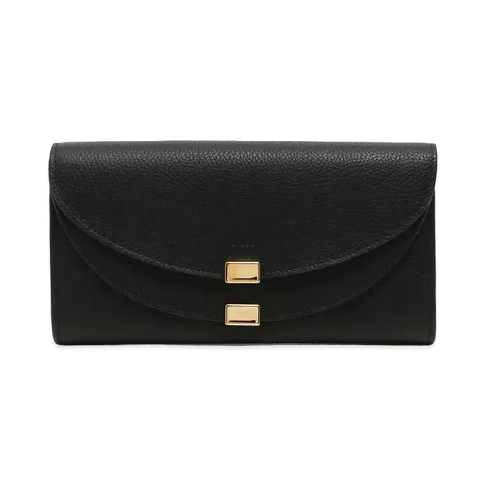 Chloe Georgia Long Wallet "Black"